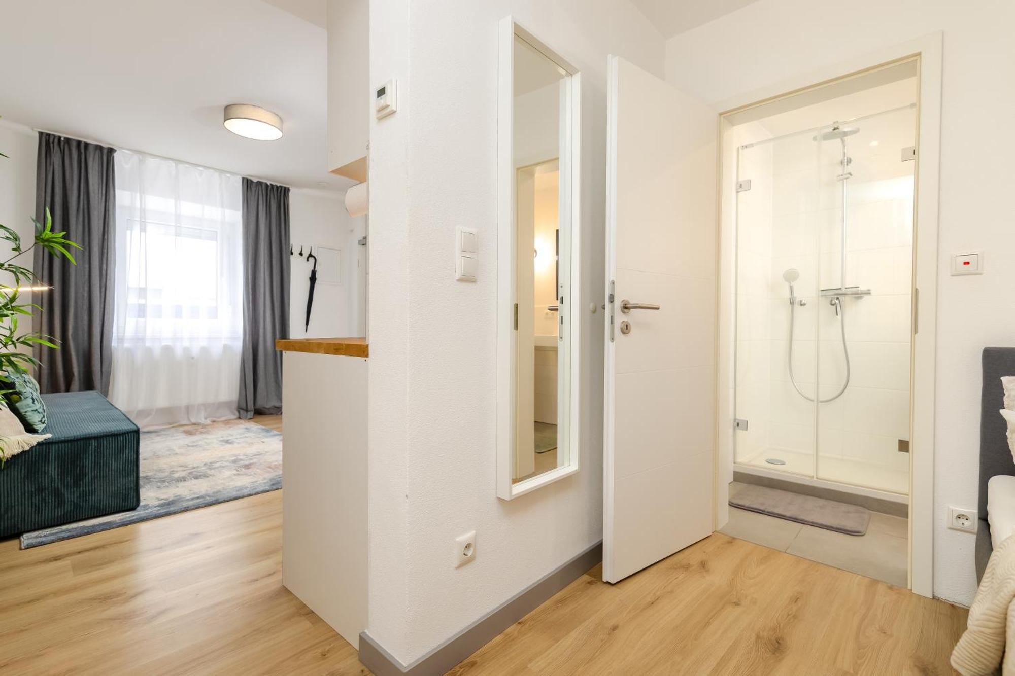 Modernes Apartment - Zentrale Lage - Kostenloses Parken Amberg Eksteriør billede